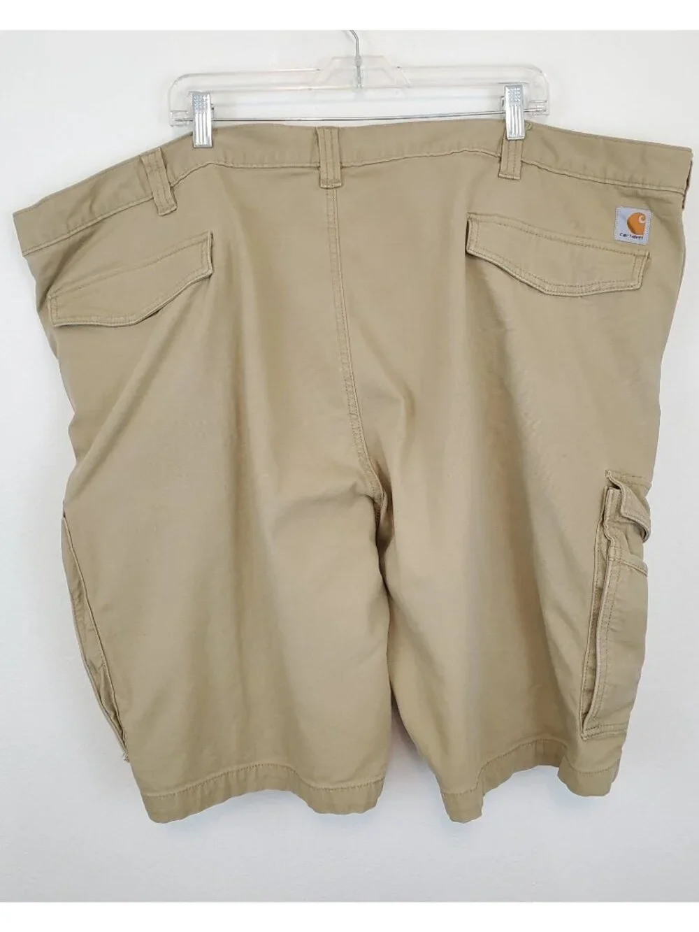 Carhartt khaki relaxed fit cargo work shorts